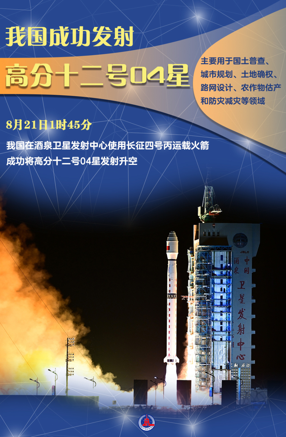 (图表·海报)[航天]我国成功发射高分十二号04星