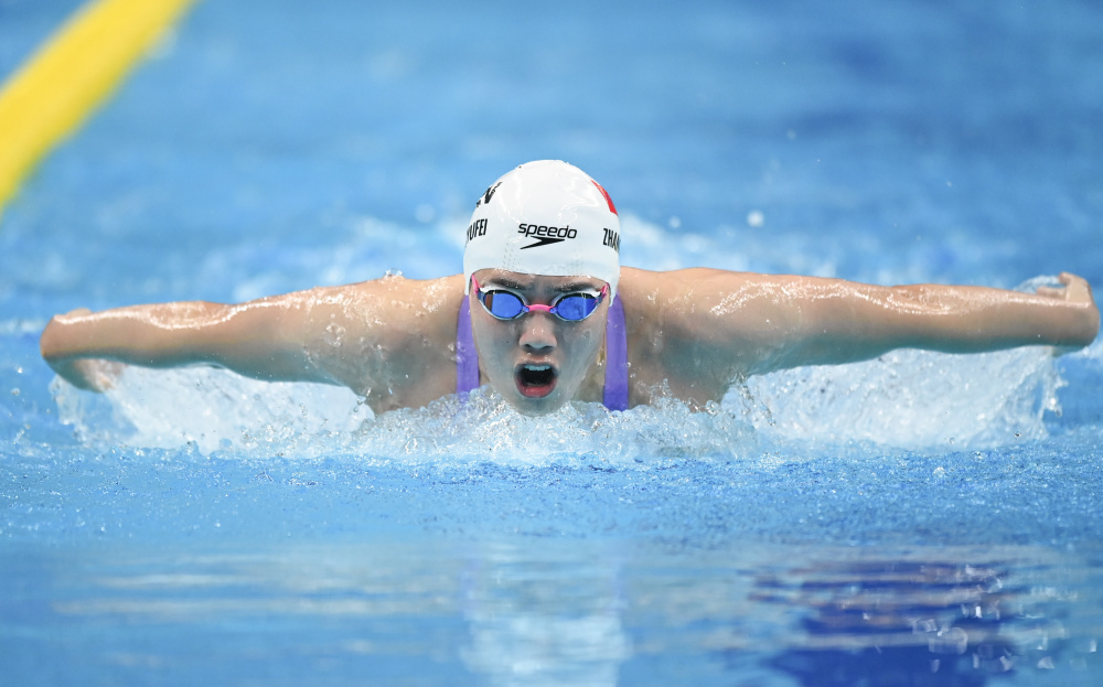 游泳——女子200米蝶泳:张雨霏夺冠(2)