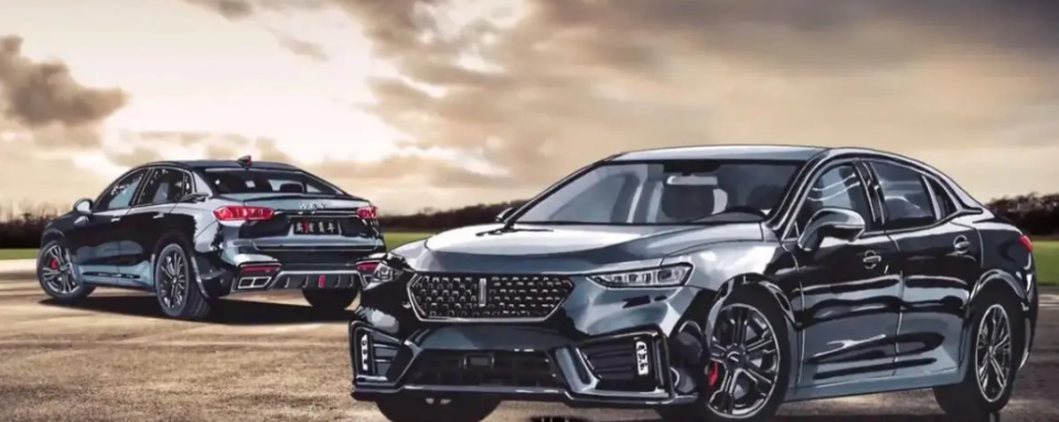 长城wey轿车版实锤外观神似凯迪拉克配电动尾翼插混