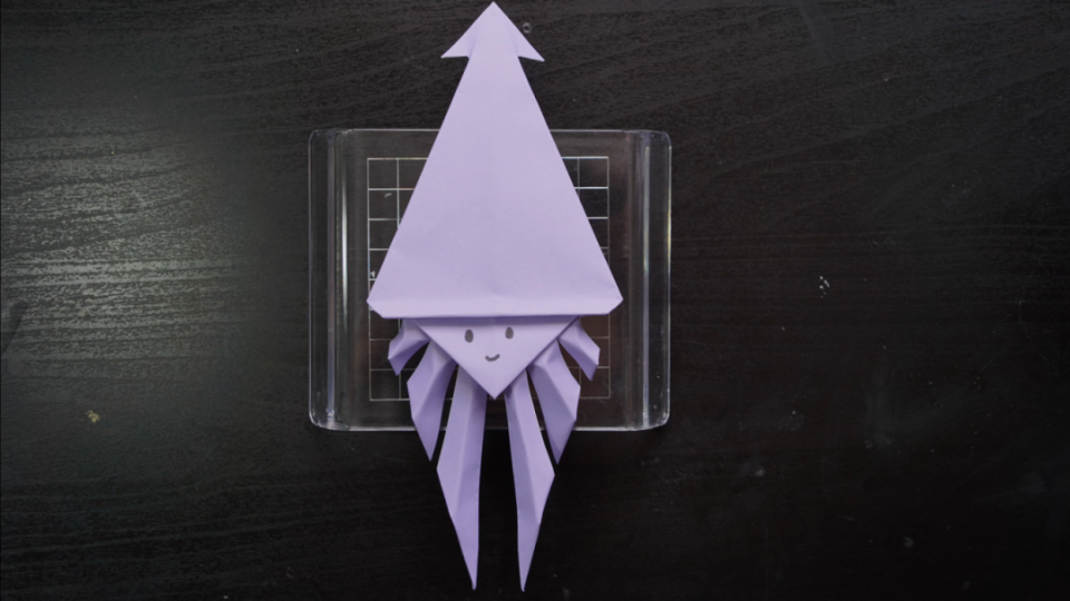 我嘉手工课 | 亲子折纸-鱿鱼