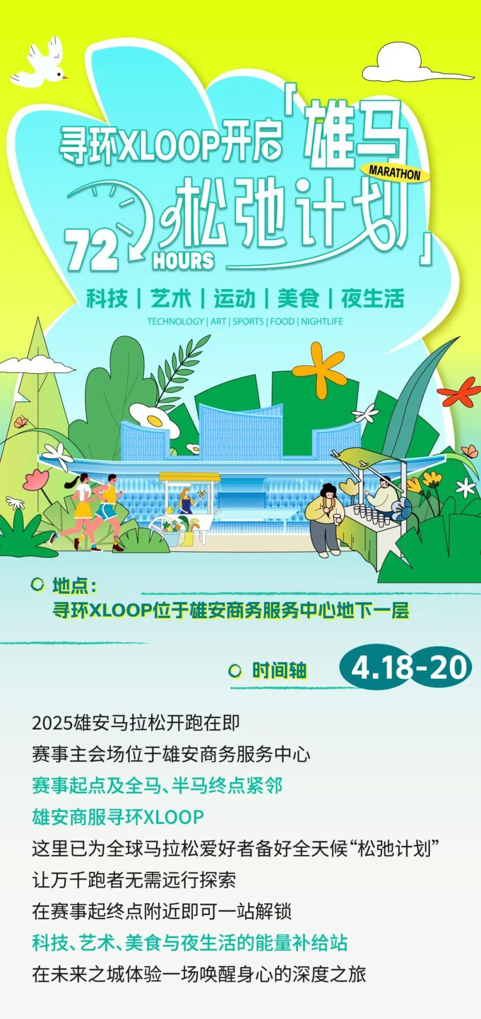 2025雄安马拉松到底怎么玩？寻环XLOOP正式开启「雄马72小时松弛计划」