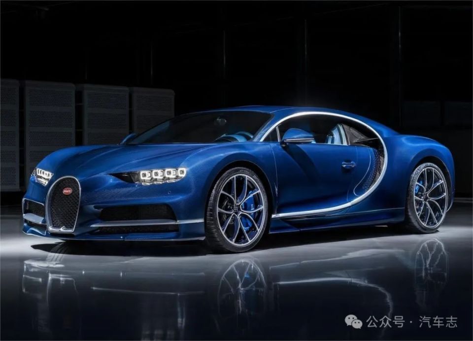布加迪chiron不仅造型很霸气,更重要的是它那副强悍的8.