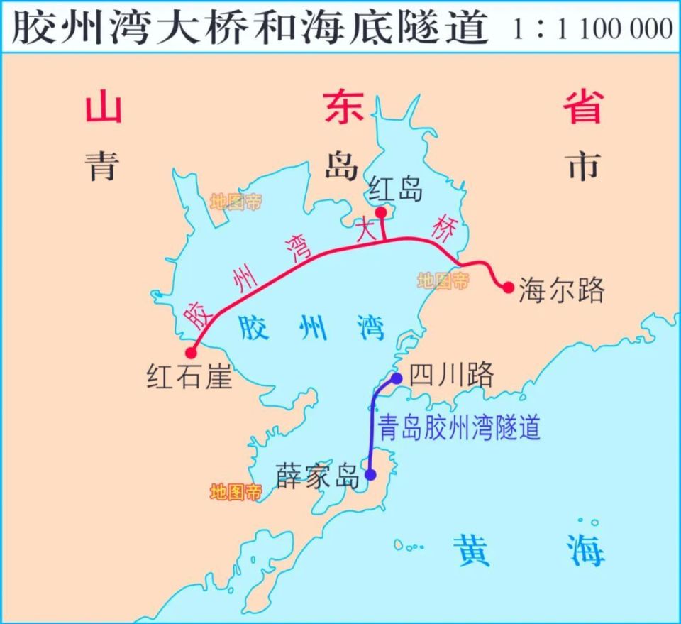 青岛蓝谷地理位置图片