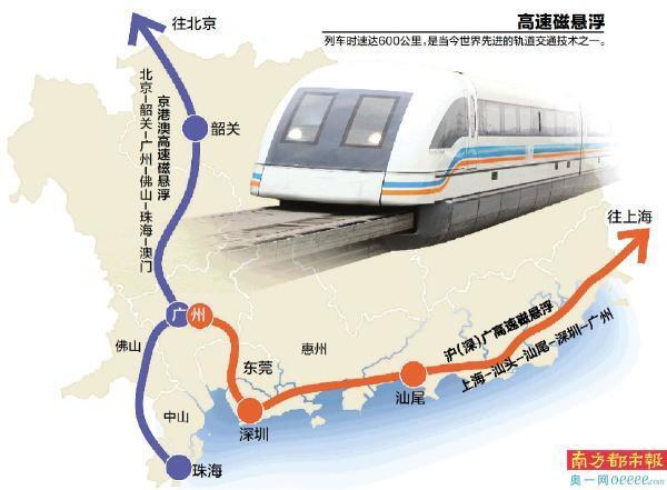 未来高速磁悬浮 3个钟左右到京沪