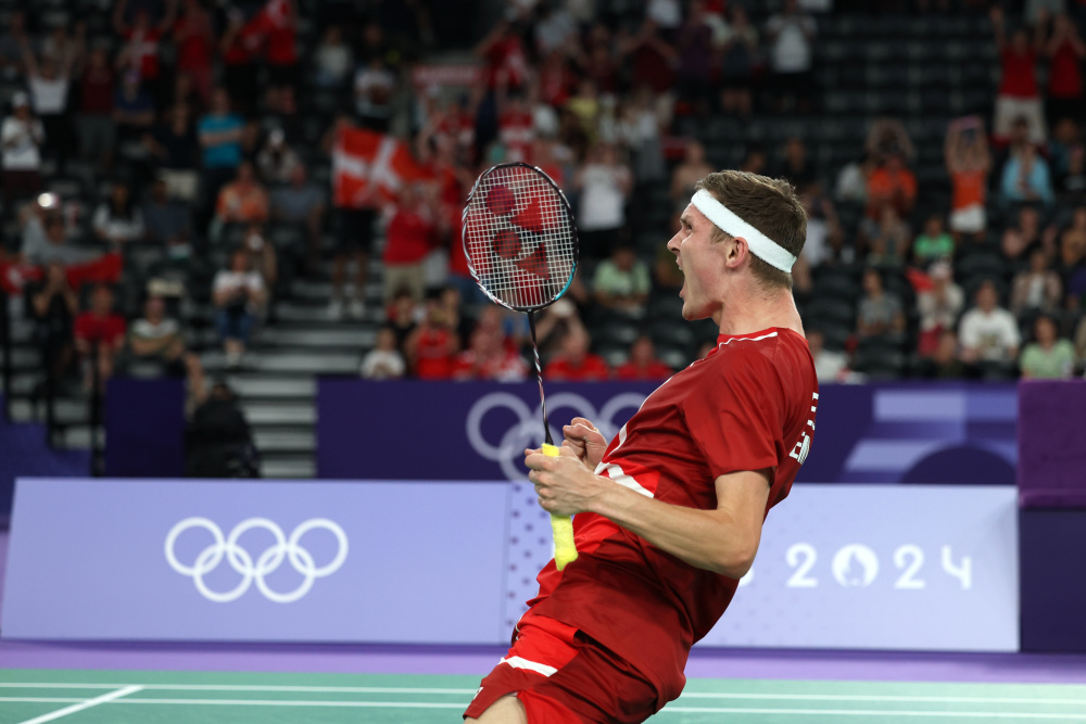 巴黎奥运会丨羽毛球——男单四分之一决赛:安赛龙晋级