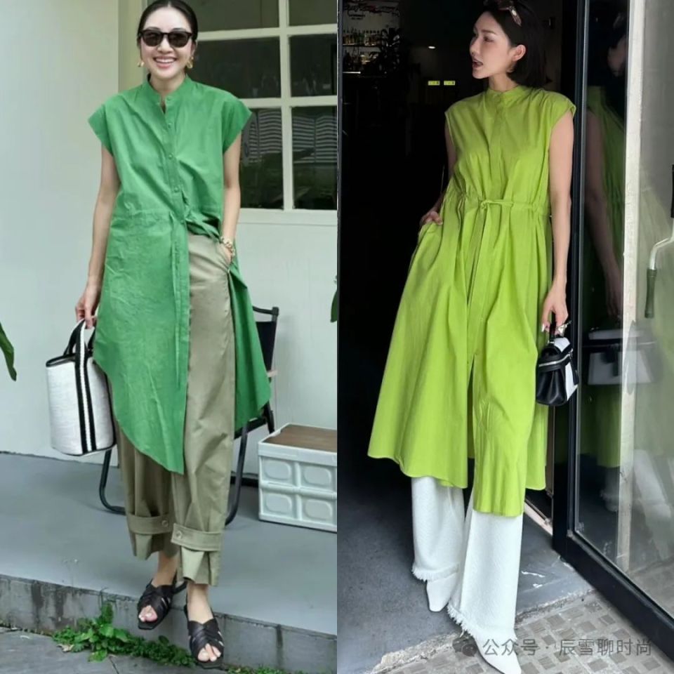 "绿色"让你夏季穿衣更清爽!学会这些搭配思路,时尚又显活力