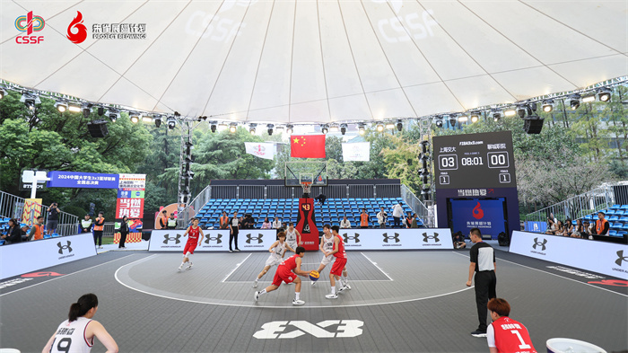 中国大学生3×3篮球联赛首次落地上海_腾讯新闻