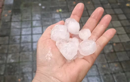 广州突然下冰雹气象部门解析原因