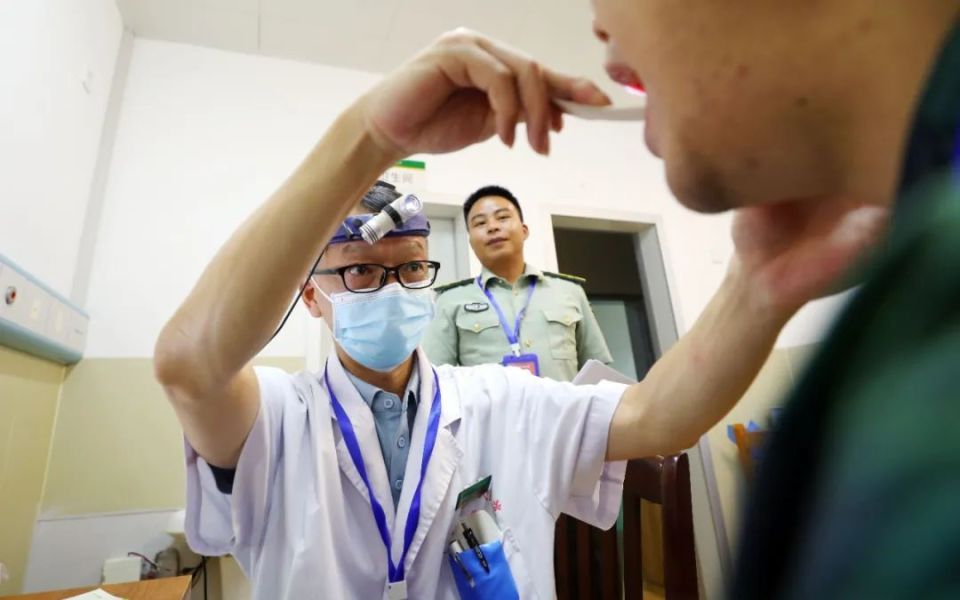 融安县2024年秋季征兵体检有序开展