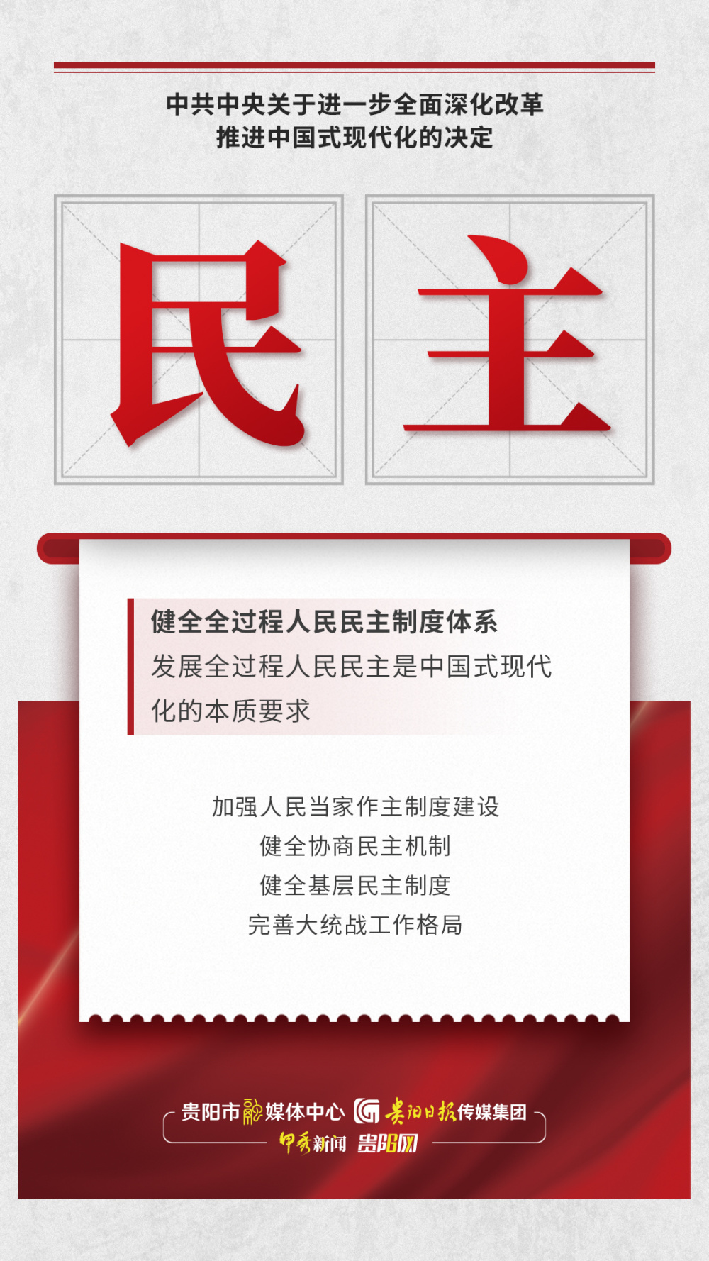 二十届三中全会精神每日学|关键词:民主