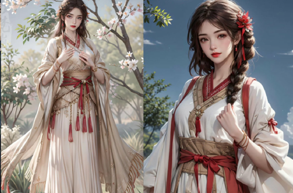 完美世界：云曦融合天命石后进化，采桑女火灵儿登场，穿着朴素，气质绝美！_腾讯新闻
