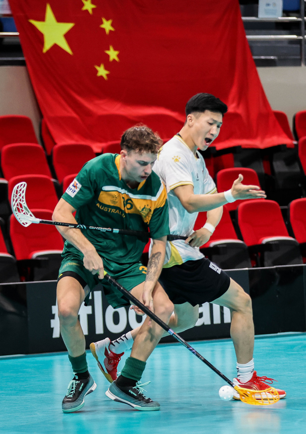 软式曲棍球——世锦赛预选赛:中国队不敌澳大利亚队