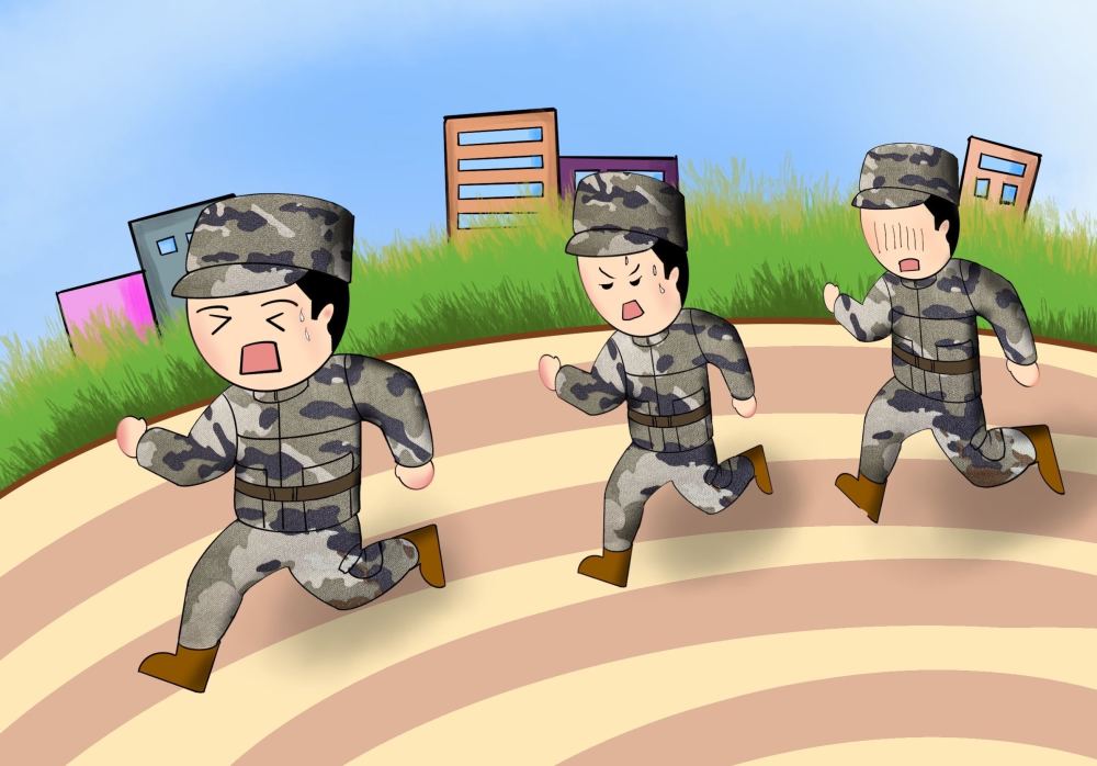 漫画组图参军入伍启航别样青春