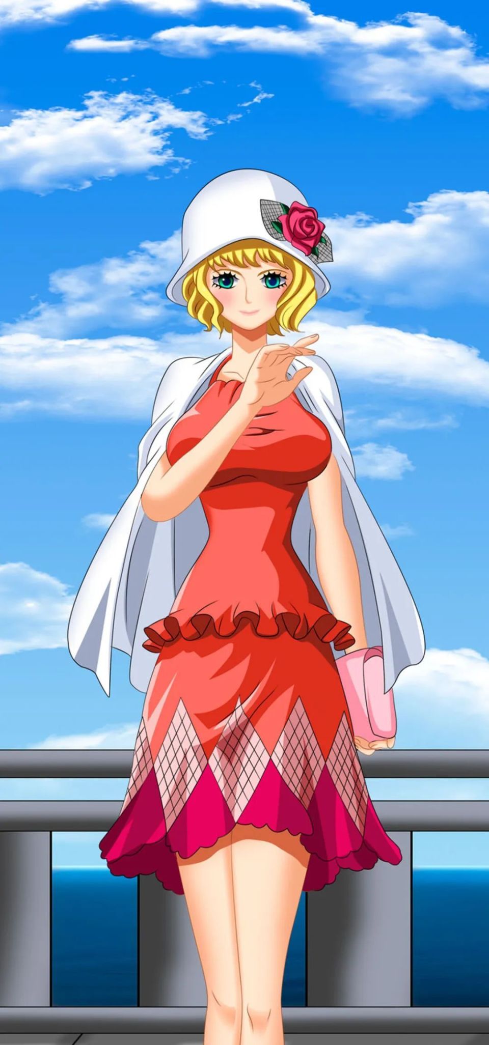 壁纸|海贼王斯图西壁纸,艳丽的恶魔女神