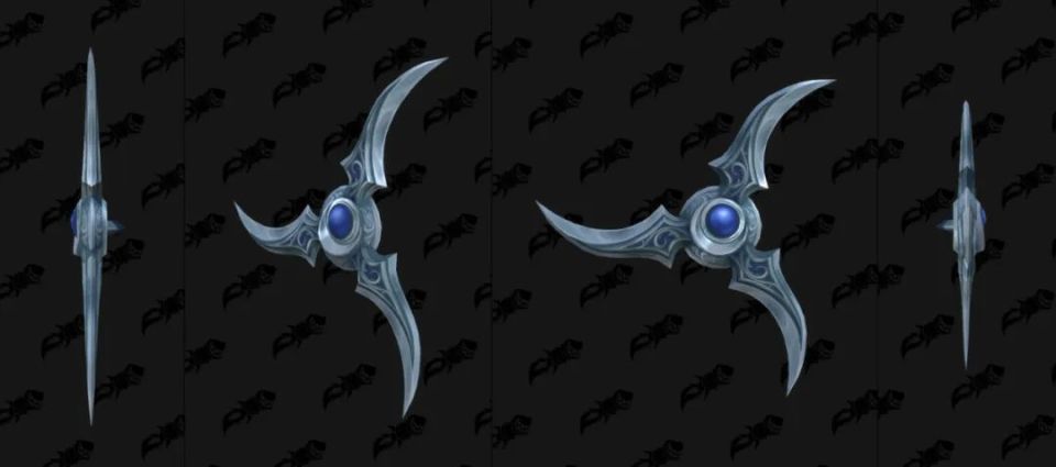 魔兽世界:新增暗夜精灵传承护甲配套幻化武器