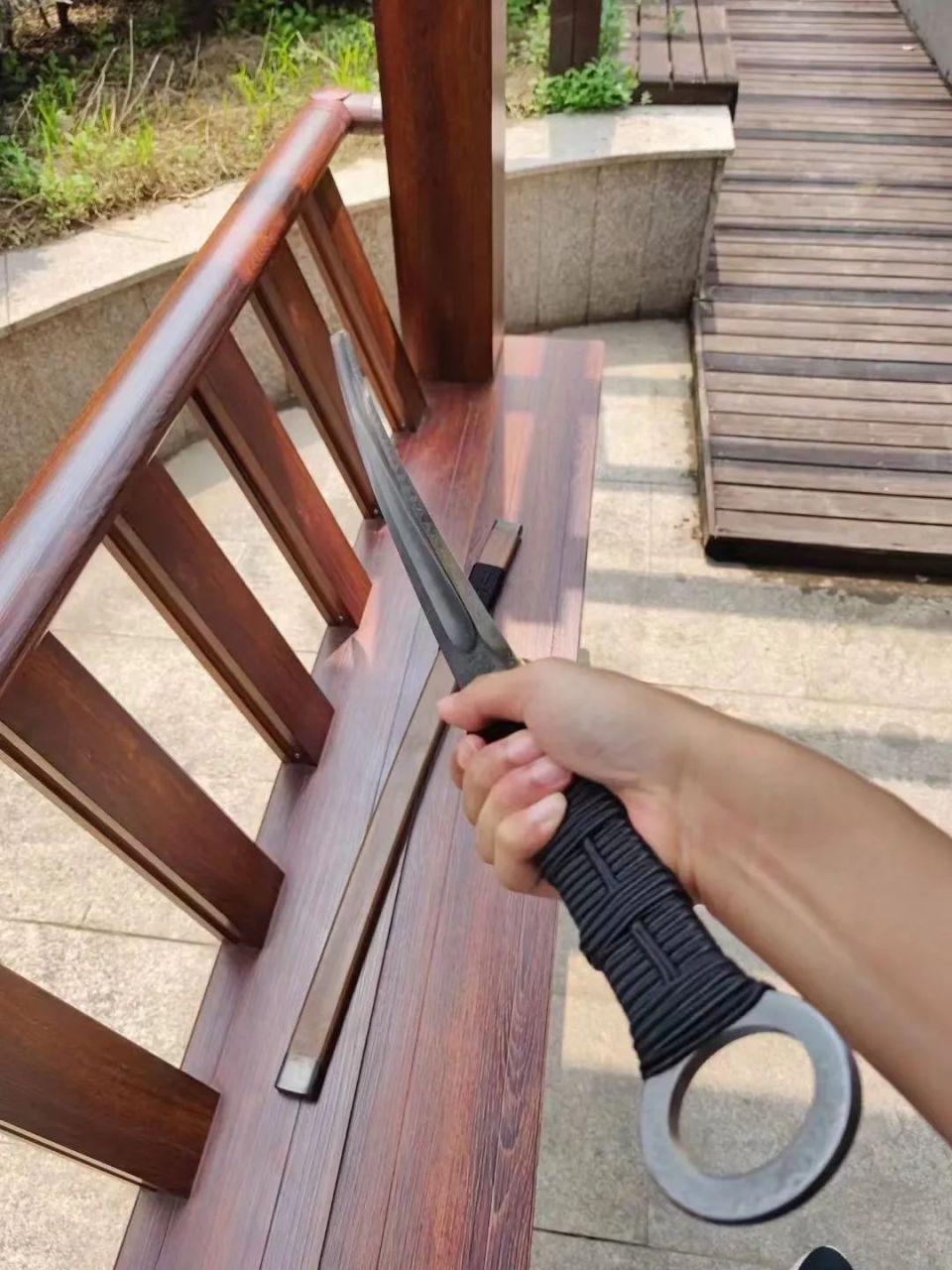 最具实战性能的内弧设计——优雅大气的大汉环首刀