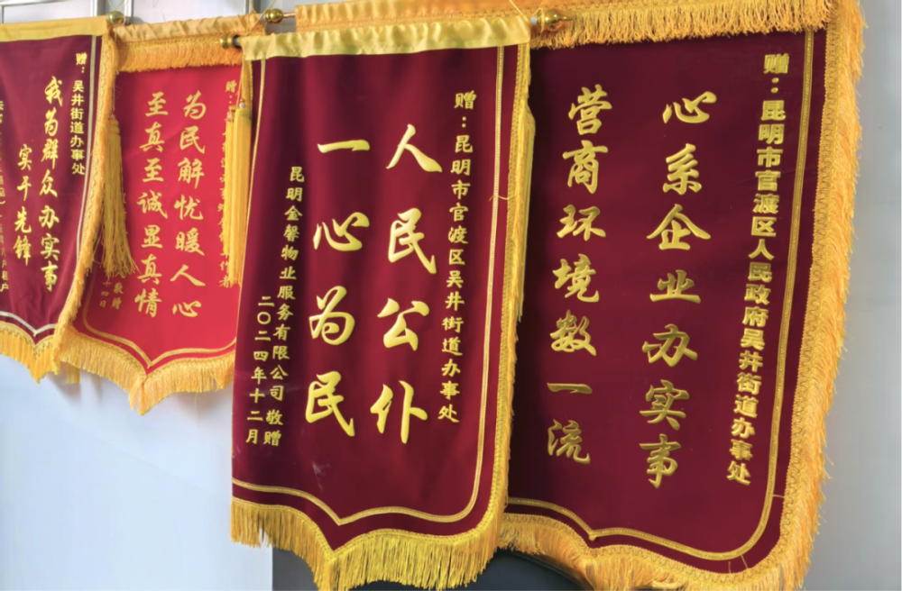 锦旗"点赞"服务温度 吴井街道为民服务"紧着办""信得过"