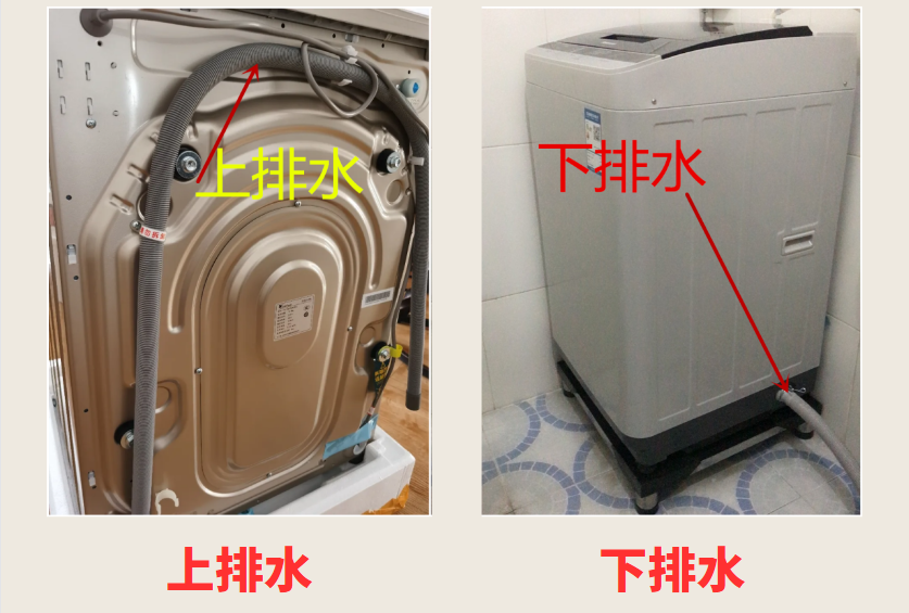 洗衣机上排水和下排水,有什么区别?对装修有什么影响?_腾讯新闻