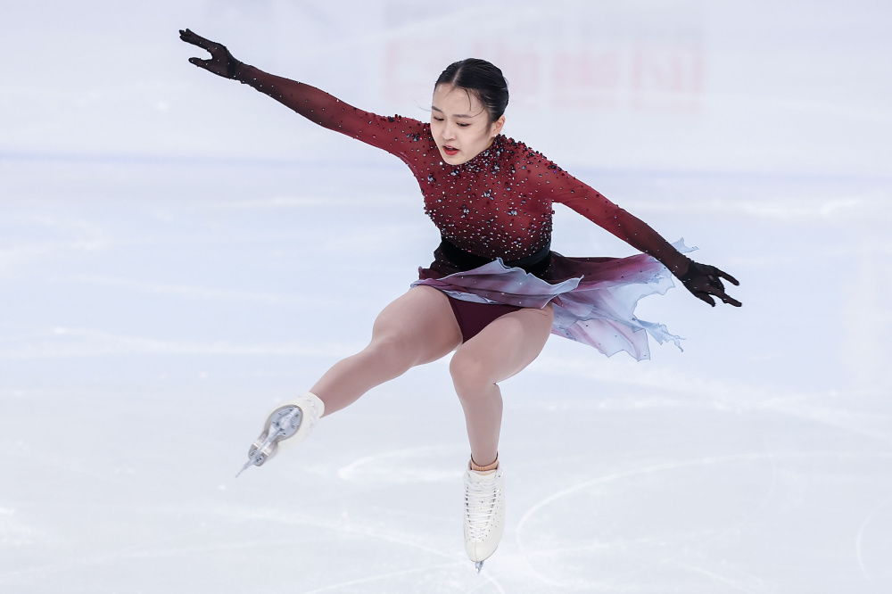 花样滑冰公开组女子单人滑短节目赛况