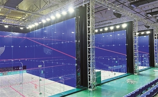 杭州奥体中心国博壁球馆这座水晶宫简约而不简单