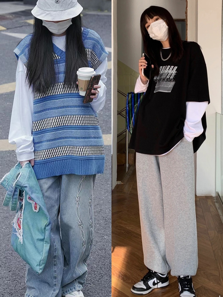 t恤叠穿"长袖"上衣更时髦!既能摆脱庸俗感,又显个性,有层次_腾讯新闻