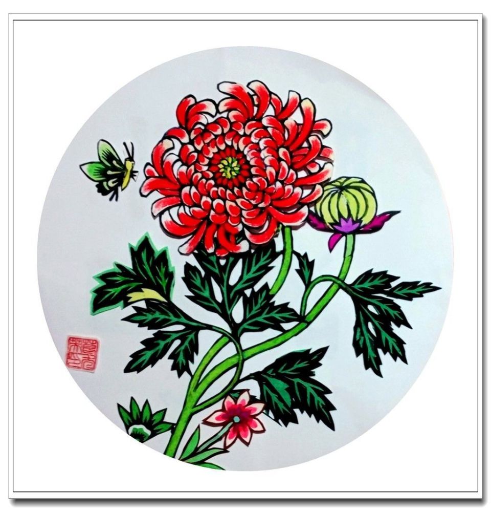 葛秀英彩色剪纸精品欣赏一