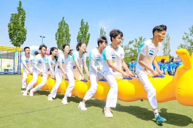 市大学生参加心理健康运动会 天津大学供图作者:陈欣然 焦德芳 许欣