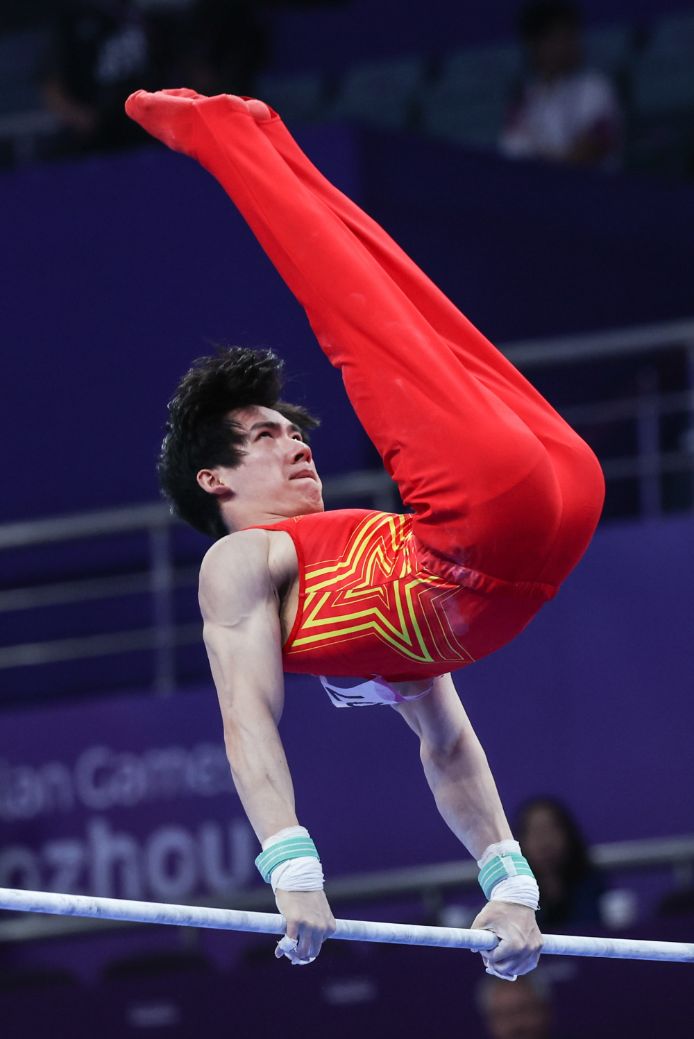 竞技体操男子单杠决赛赛况