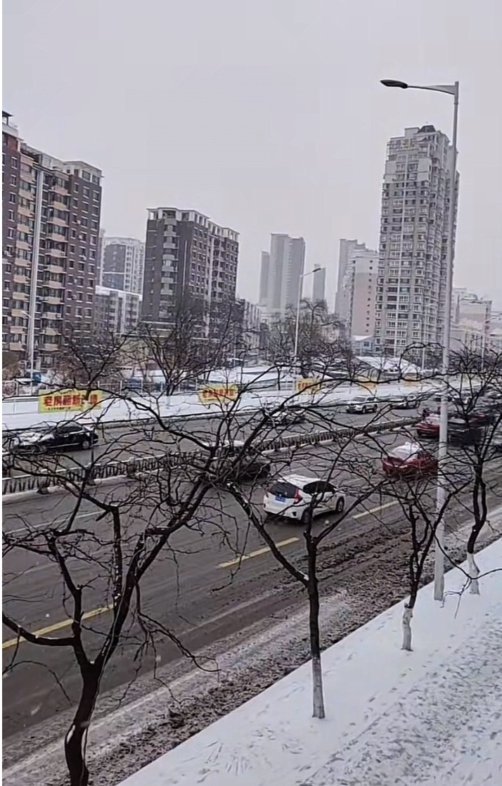 辽宁迎降雪天气,本溪市积极采取除雪措施,市民:效率高,比较满意