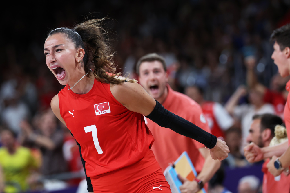 巴黎奥运会|排球——女子半决赛:意大利胜土耳其