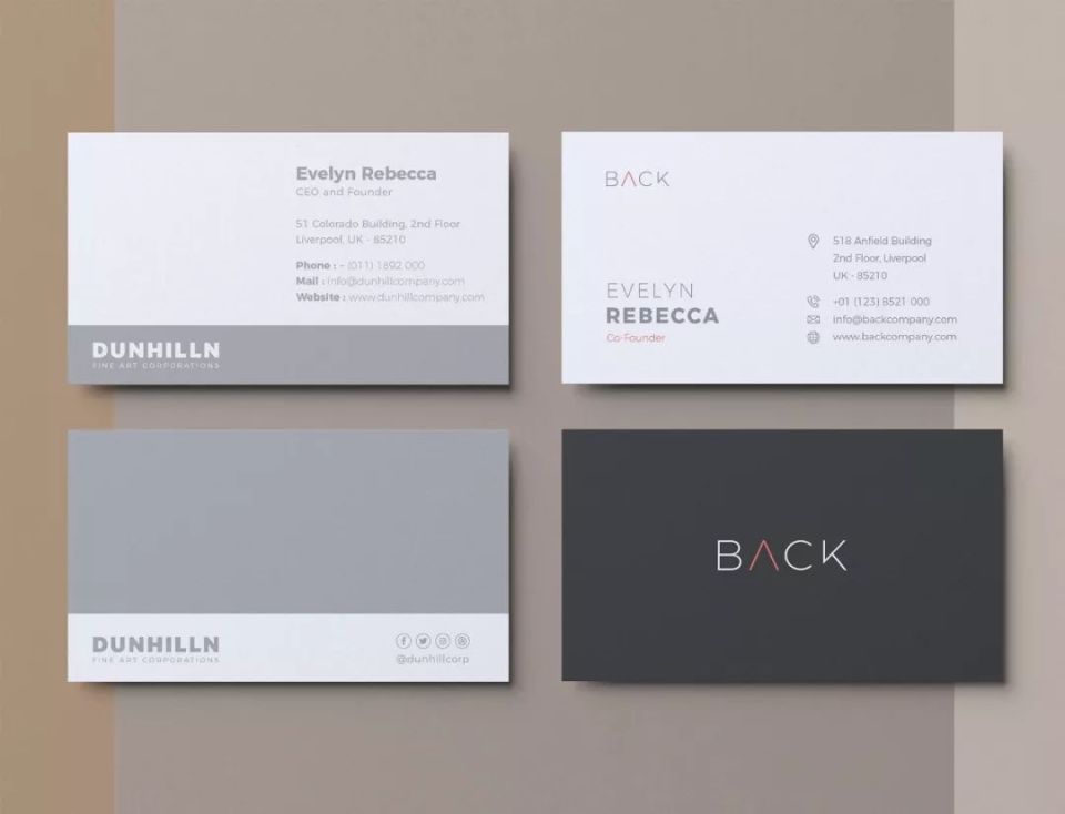 商务名片设计欣赏