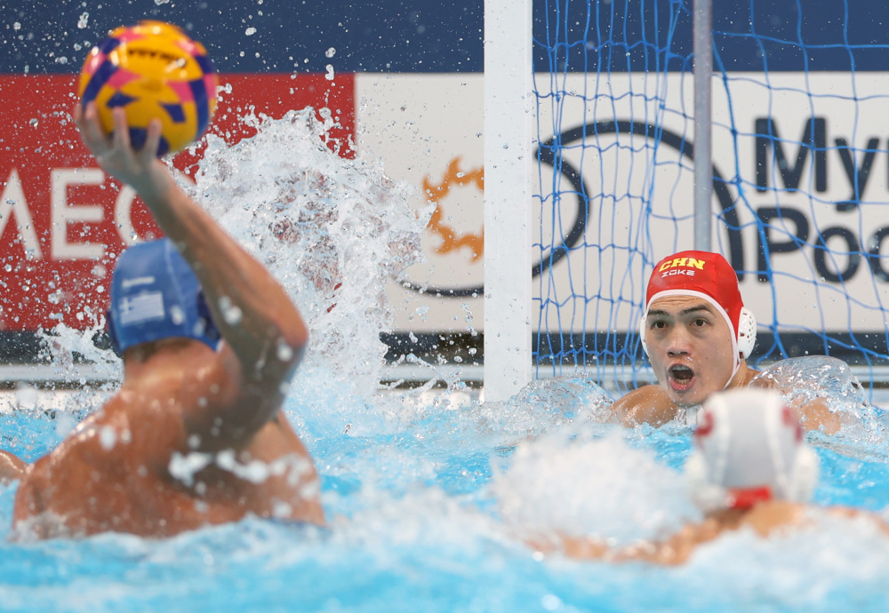 水球——男子小组赛:中国不敌希腊_腾讯新闻