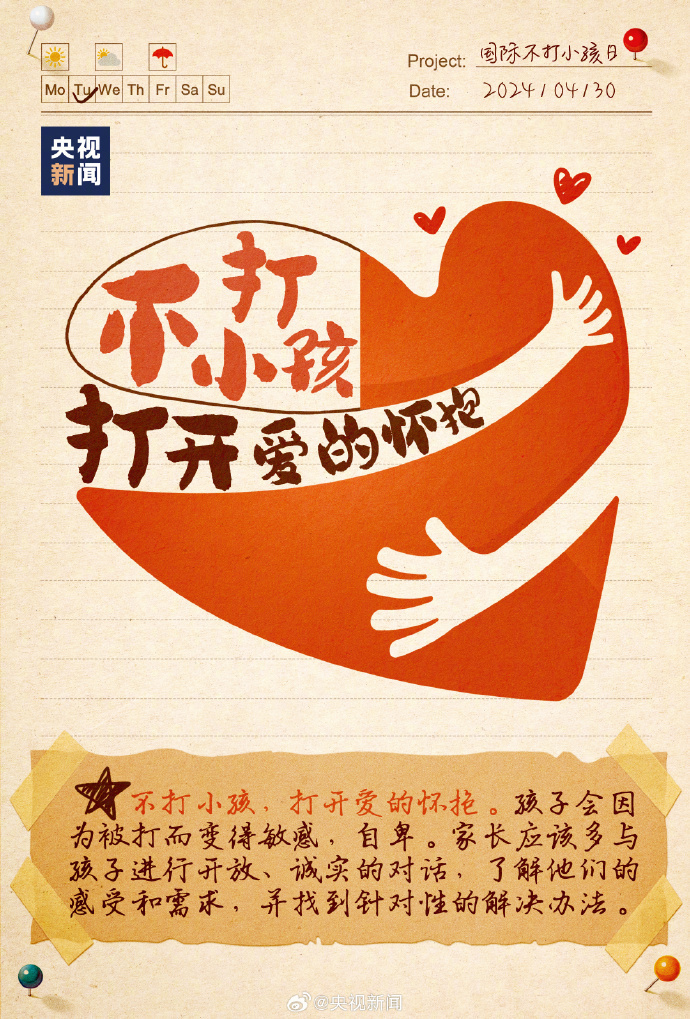 今天是国际不打小孩日!希望父母对待孩子时多些耐心与引导