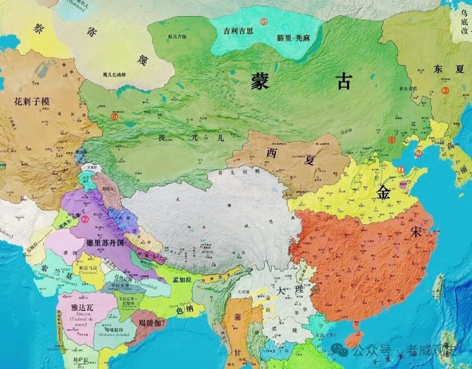 金国地图最大时全图图片