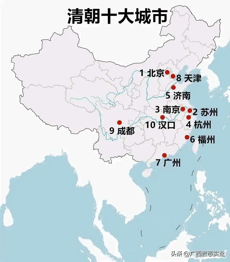 中国古代十大城市变迁,看看有没有你的城市