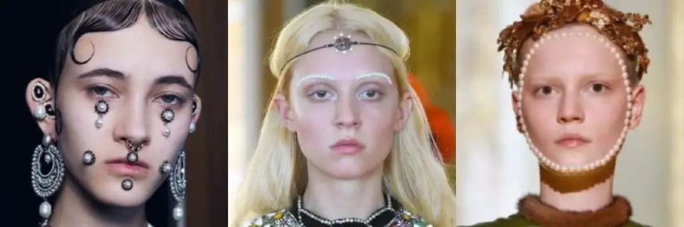 为何现在开始流行往脸上贴珍珠了?