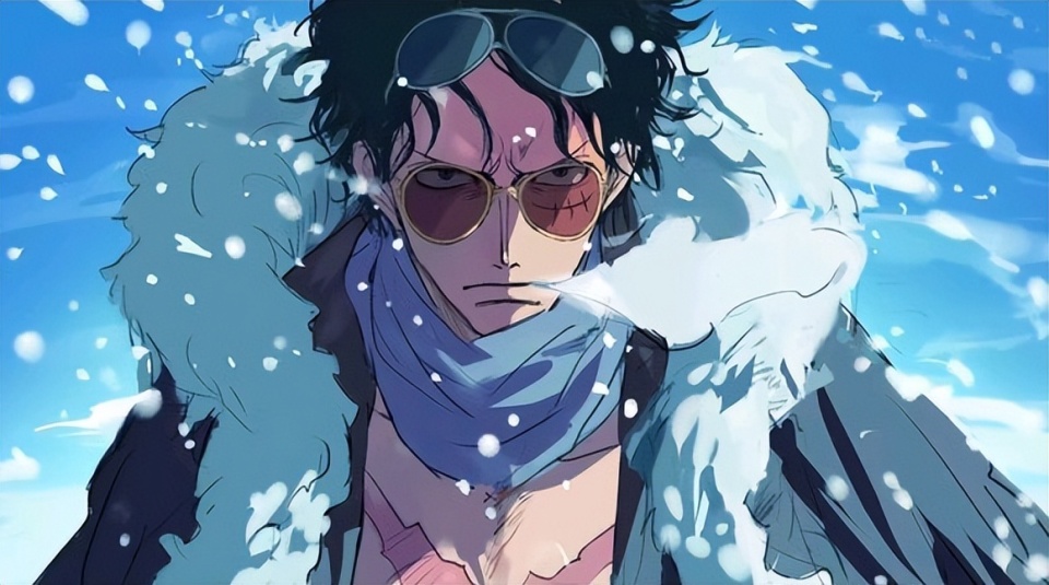 海贼王同人图,如果海贼王人物都是路飞脸,没想到青雉是最帅的