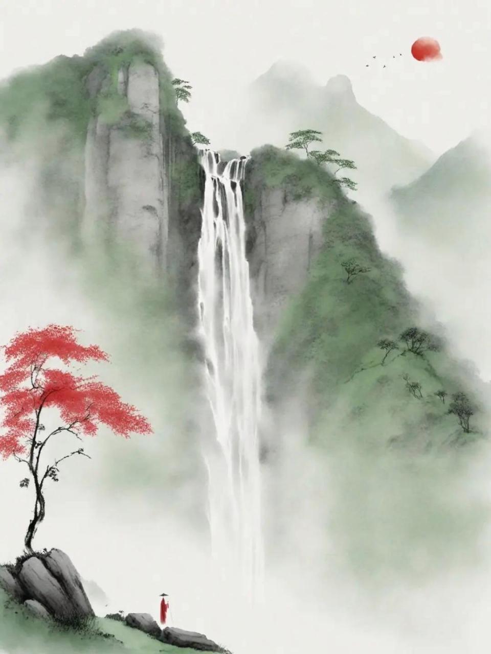 连续三日降下桃花雨,深夜时分,鱼群跃上河滩,春水与生命的韵律相谐