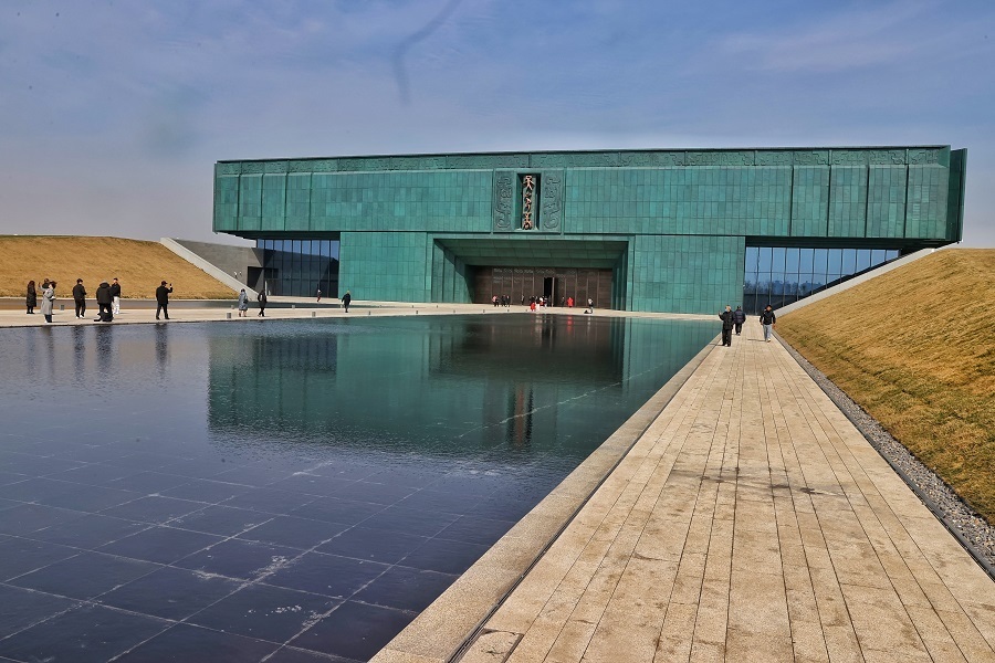 河南安阳:殷墟博物馆新馆正式开放_腾讯新闻