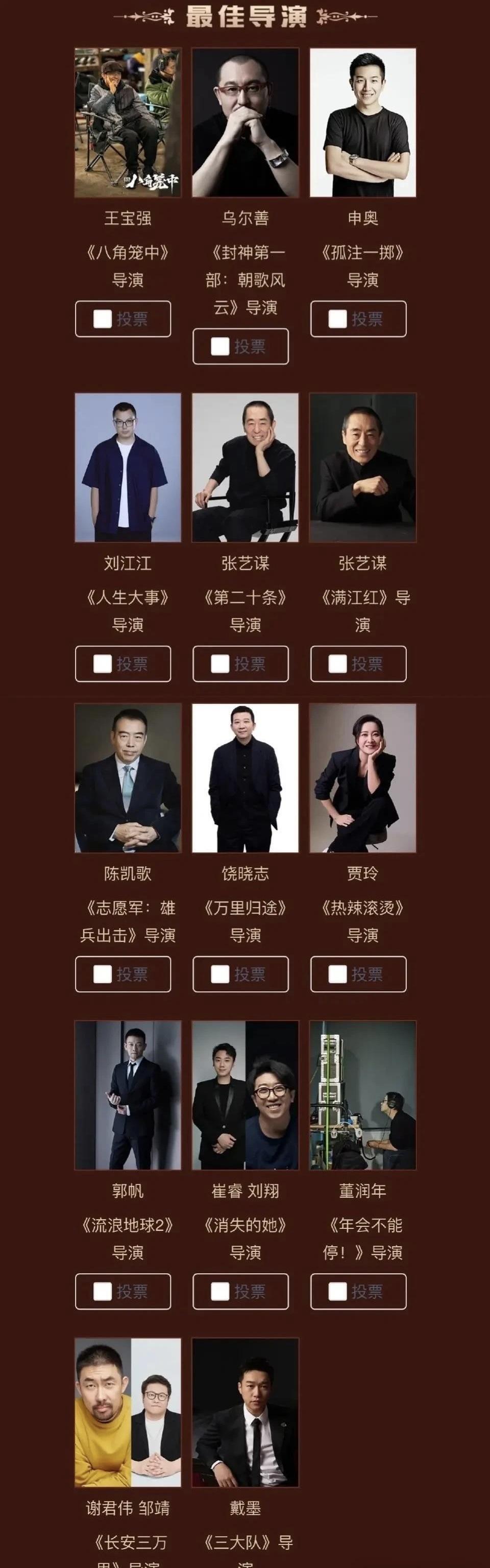 在入围名单中,贾玲凭借其执导的电影《热辣滚烫》成功入围大众电影