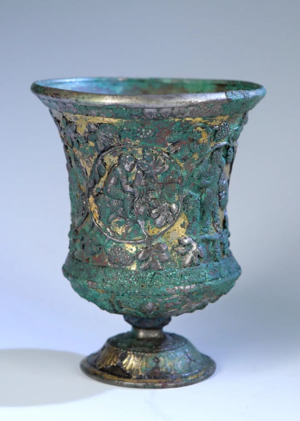 ▼1970年出土于大同城南轴承厂北魏窑藏遗址高11.5厘米,口径9.