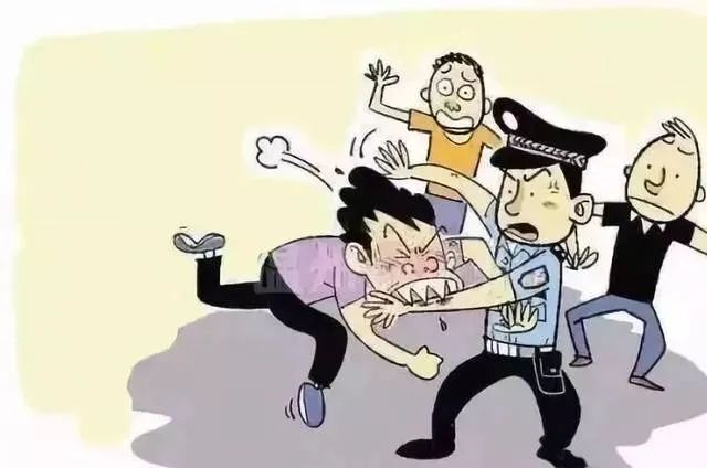 喝酒闹事袭警一口咬出十个月有期徒刑