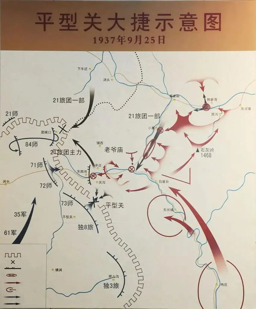 《平型关大捷》示意图(图源:《知识就是力量》杂志)山西有两座名山