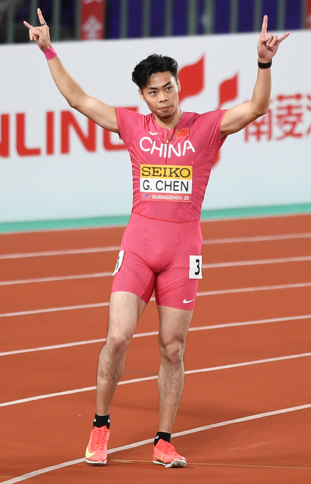 田径——世界接力赛:中国队获得混合4x100米接力第七名