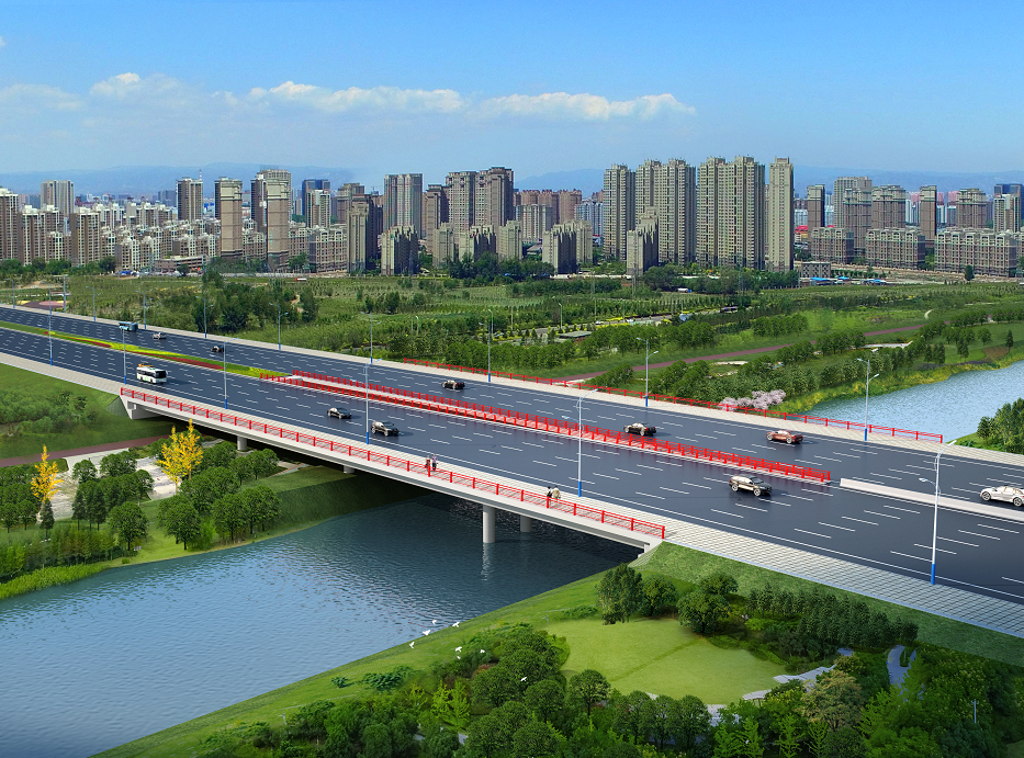 西兴高速改扩建工程西安至兴平高速公路改扩建项目路线起于三桥收费站