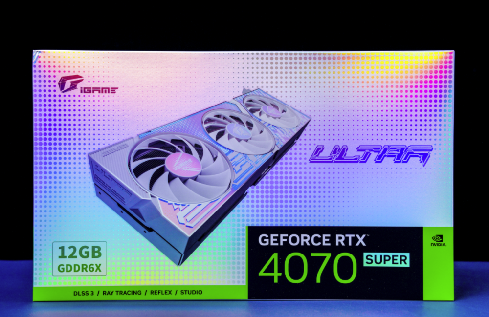 七彩虹igame rtx 4070 super ultra w oc显卡实测 游戏与ai性能表现亮