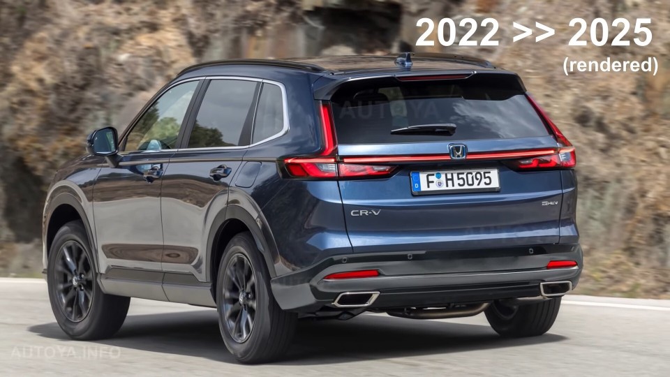 提前锁定爆款2025款本田crv渲染图曝光内饰不再廉价
