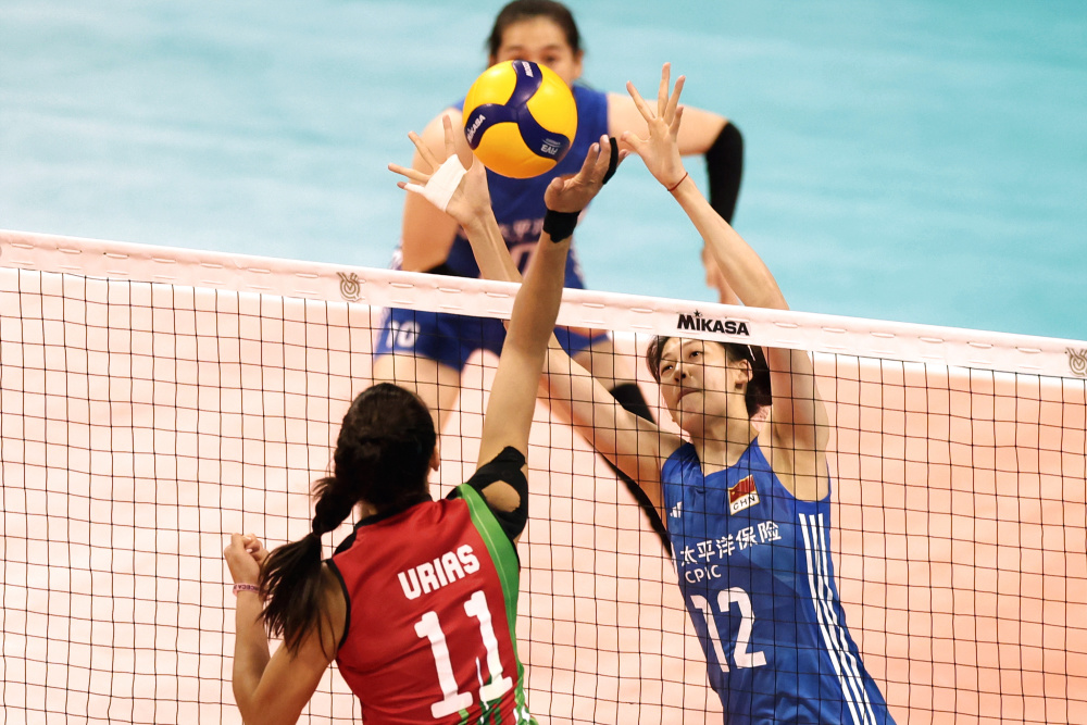 排球巴黎奥运会女排资格赛中国胜墨西哥2