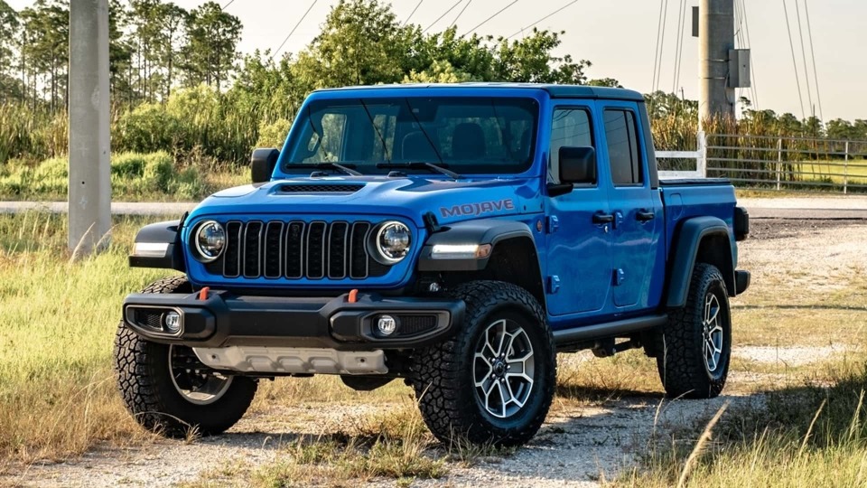 特殊而个性的硬派车型,jeep gladiator实车图发布