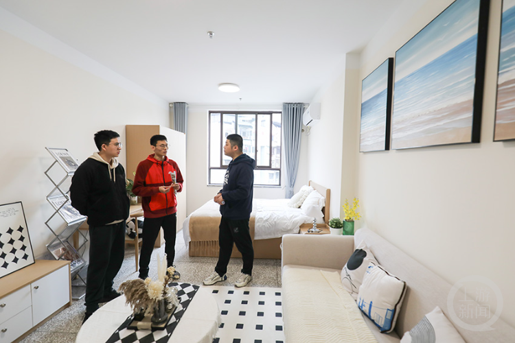 拎包入住沙坪坝区首个非住宅类保障性租赁住房开租